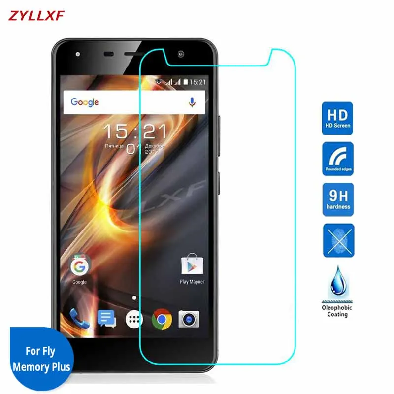 

For Fly Memory Plus FS528 Tempered Glass Premium Screen Protector Film 5.0 inch 9H 2.5D Safety Film On MemoryPlus FS 528