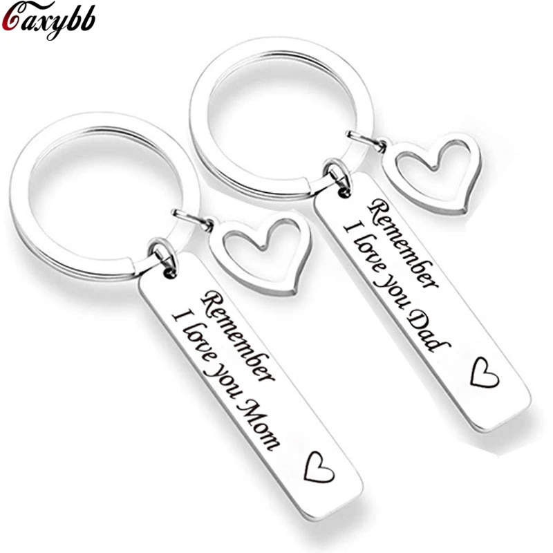 Remember I Love You Mom Jewellery Gifts For Mum Dad from Daughter Son Keyring Remember I Love You Mom Jewellery Gifts For Mum Dad from Daughter Son Keyring