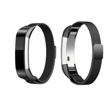

For Fitbit Alta HR and Alta Bands, Replacement Milanese Loop Stainless Steel Metal Bands Small Large Silver Rose Gold Black