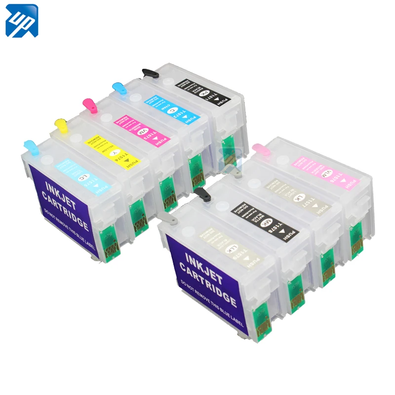 

R3000 New empty Refillable ink cartridges for Epson R3000 with ARC chips T1571 T1572 T1573 T1574 T1575 T1576 T1577 T1578 T1579