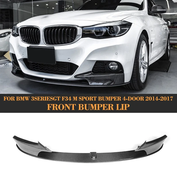 3 Series Carbon Fiber Front Bumper Lip Spoiler With splitters for BMW ...