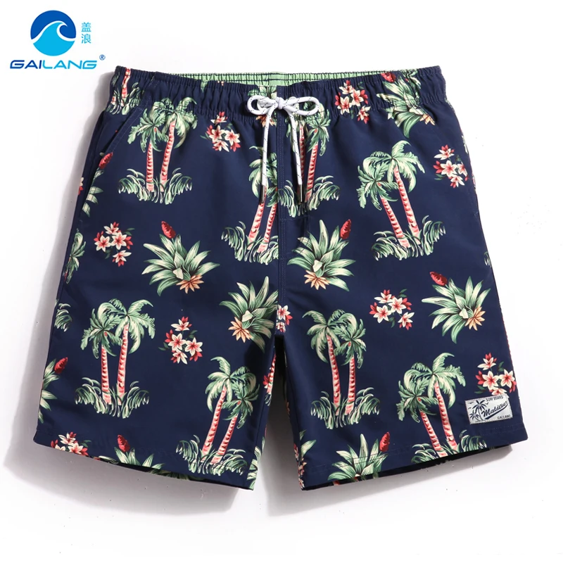 

Gailang boardshorts liner sports swimsuit mens beach shorts swimwear male bathing suit plavky bermudas praia quick dry