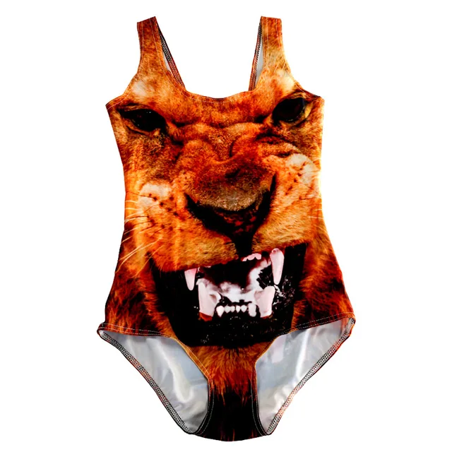 NEW 1162 Sexy Girl Summer Animal Deer Fawn Bambi 3D Prints One Piece