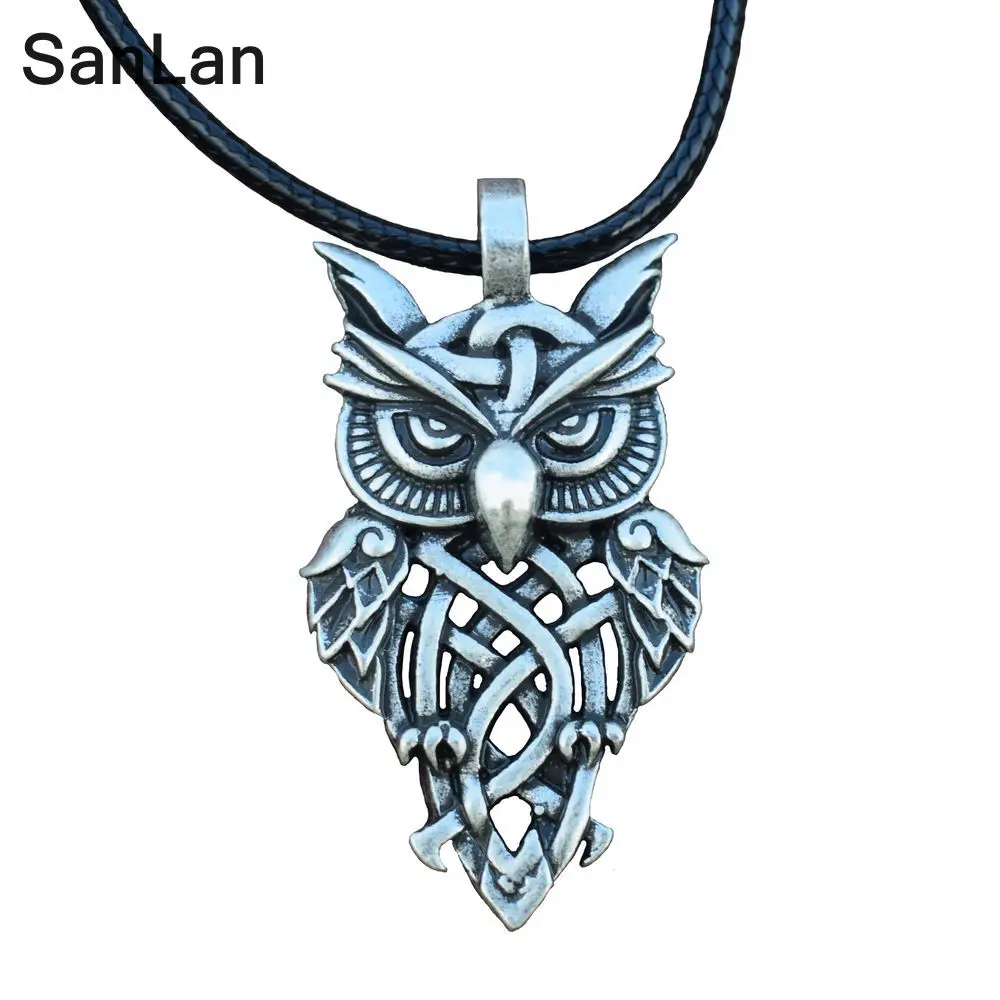 Винтажная подвеска в виде совы SanLan|owl pendant|owl necklacebrand necklace |