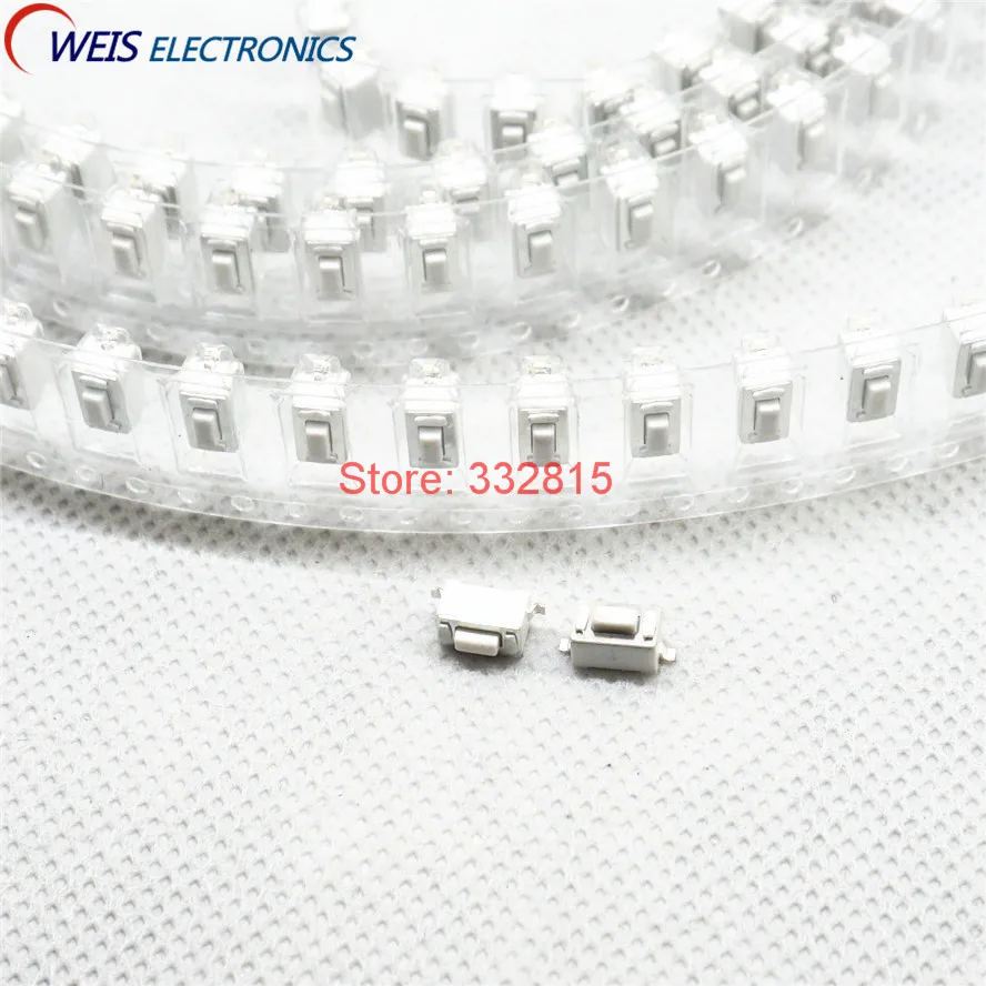 

50pcs 3*6*4.3MM 3*6mm Micro Tactile Tact Keys Buttons SMD-2 Push Button Switches 3X6X4.3MM REEL FREE SHIPPING