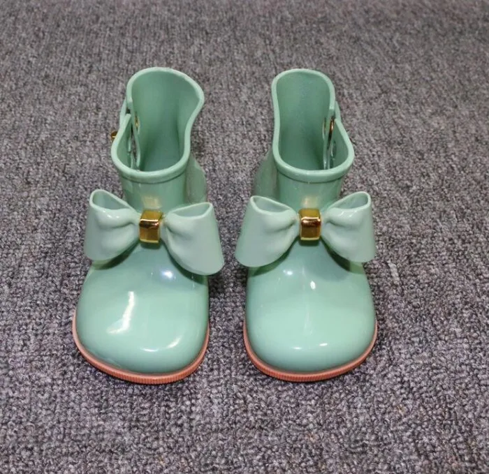 La MaxPa модные детские резиновые сапоги для детей водонепроницаемая обувь детская обувь для дождя для девочек и мальчиков обувь для дождя Желе мягкий младенческой обуви Дети