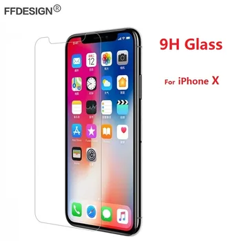 

Protecive Glass For iPhone X Tempered Glass On iPhone X Screen Protector For iPhone X Protective Film Cover Foil Saver