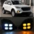 Для Hyundai creta IX25 2017 2018 светодиодный дневного света Южной Америки версия туман DRL с желтым поворота сигнальная лампа