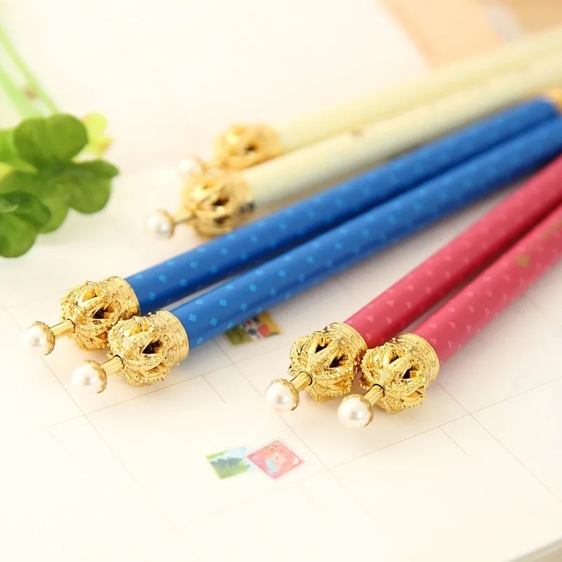 3 pcs/lot High quality 3 colors Cute Crown Kawaii Korea Novelty Mechanical Pencils School Office supplies for girls 05810