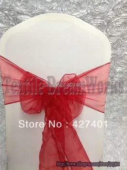 

New products in August- Red Organza Sash For Wedding Event & Party Decoration