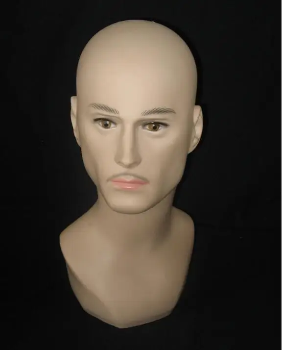 hair wig head hat,mannequin heads for sale display, headphones Suitable,mannequin male M00487in