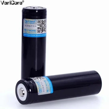 

2PCS VariCore Original New V-34 18650 3.7V 3400mA Rechargeable lithium battery Light Flashlight batteries +Pointed