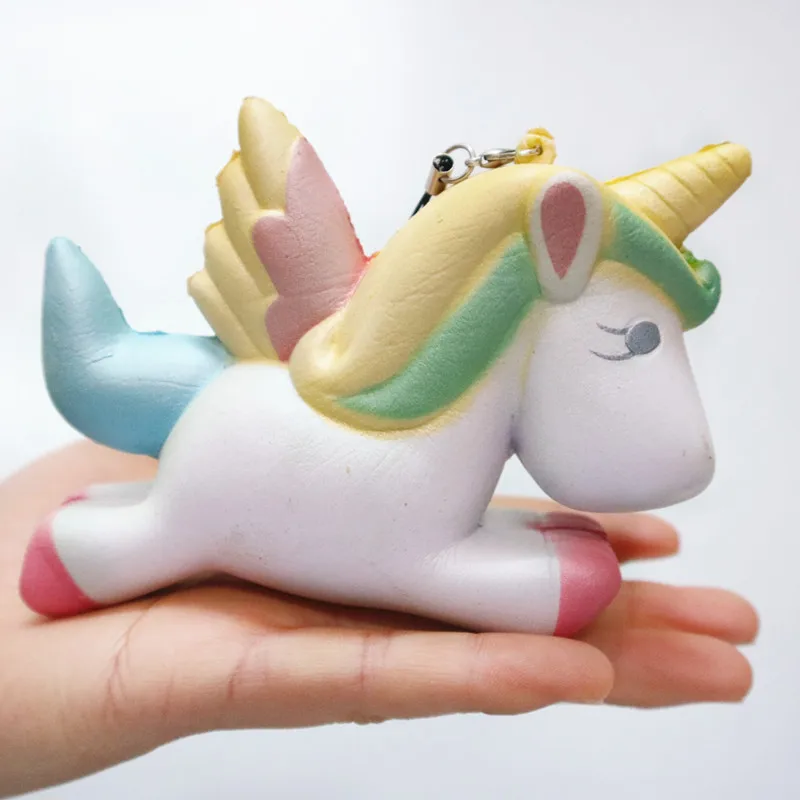 Kawaii мягкие игрушки для детей единорог забавная антистрессовая игрушка милый