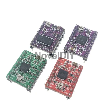 

Reprap Stepper Driver Module A4988 DRV8825 AT2100 Stepper Motor Driver Module with Heatsink For 3D Printer Ramps 1.4 CNC Shield