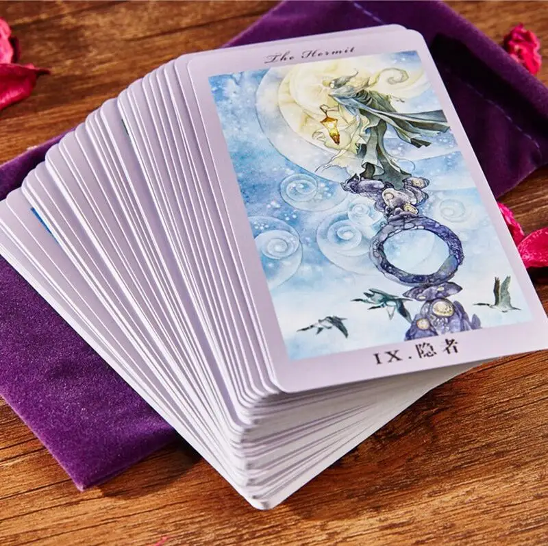 

Shadowscapes Tarot Board Game 78 PCS/Set Beautiful Cards Game ChineseEnglish Edition Tarot Board Game For Friends
