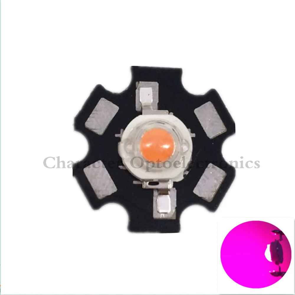 

10pcs1W/3W full spectrum led grow chip with PCB star , led grow lights ,broad spectrum 400nm-840nm led diode for indoor plant