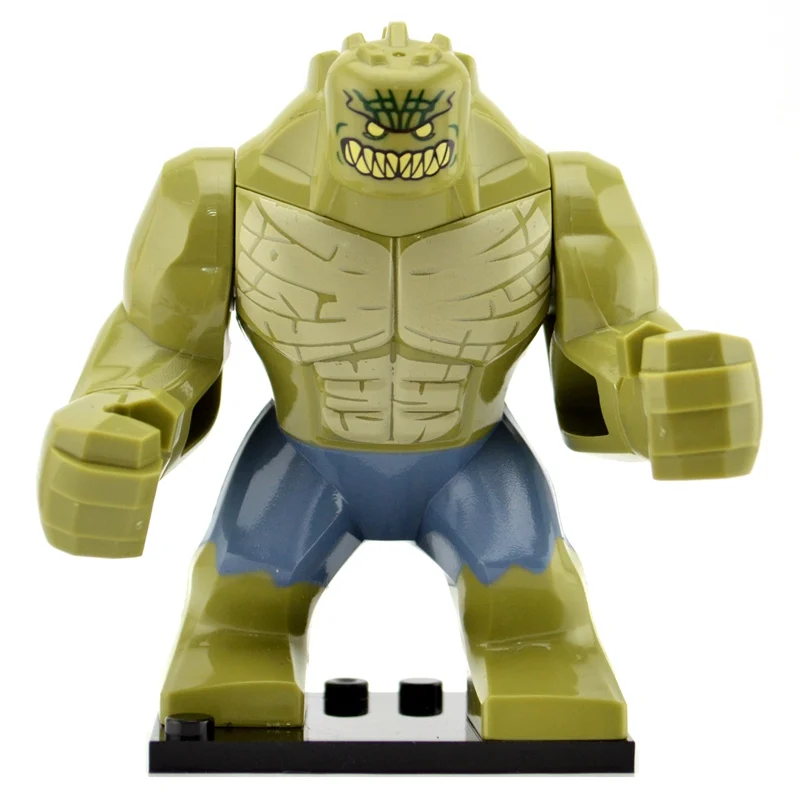 

Single Sale 1PC Killer Croc Super Villains Big Figures Building Blocks Bricks Toys for Children XH351