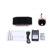 Заводская цена интеллектуальное устройство «умный дом» 3,5 дюймовый дверной глазок дверной звонок Камера Безопасности Инфракрасный датчик