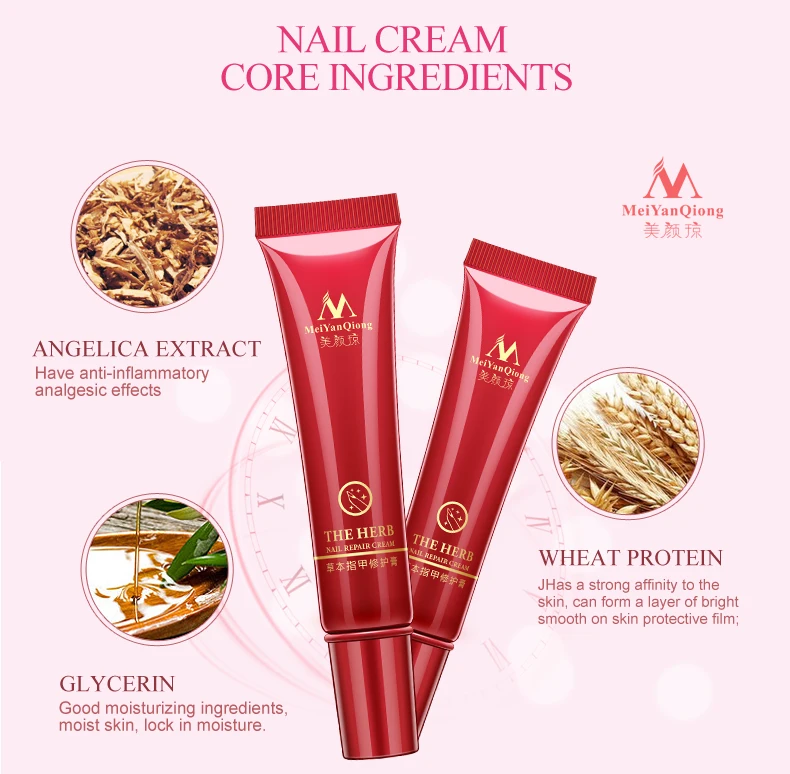 MeiYanQiong Nail Care Herbal Nail Repair Cream Anti Fungal Nail treatment Chinese Herbal Toe Nail Fungus Treatment TSLM2