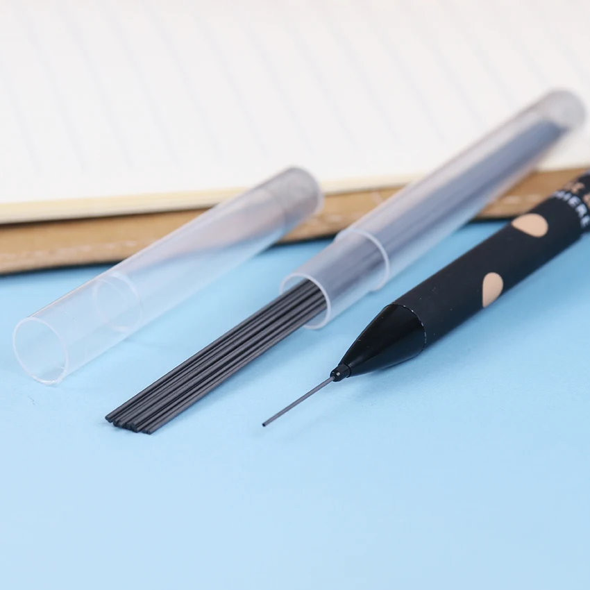 

6 Tubes Automatically Pencil Refills 2B 0.5mm and 0.7mm Lead Writing Lubrication Mechanical Pencil Lead School Stationery