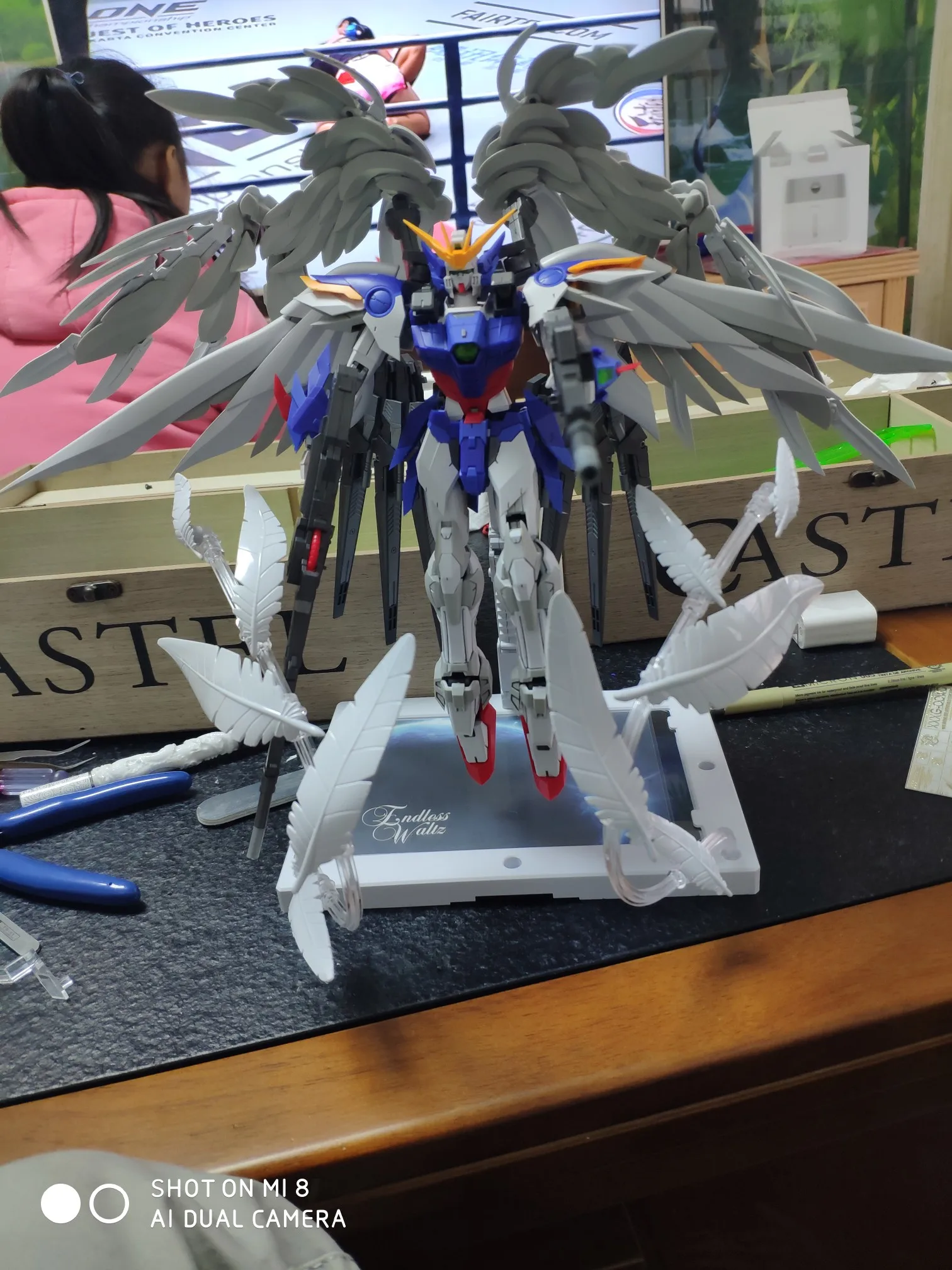 MX Gundam MG 1/100 FIX WING ZERO Mobile Suit, Сборная модель, наборы, фигурки, детские игрушки