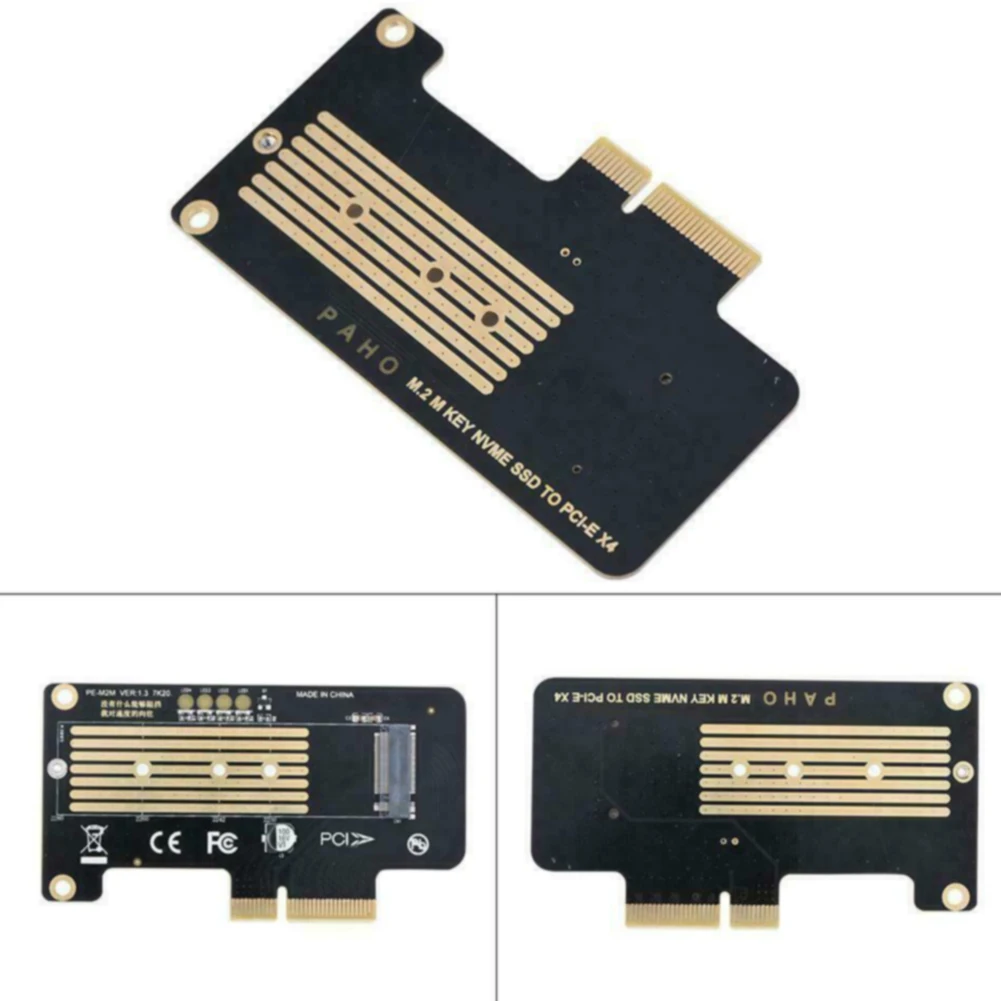 SSD к PCI-E 4X высокоскоростная плата преобразователя передачи Профессиональная печатная плата с перегородкой стабильная Простая установка M2 MKey NVME