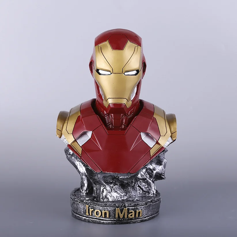 

36cm The Avengers Hero Iron Man MK46 Action Figure Resin Figure Statue Toys Collection Model Bookshelves Desk Ornaments