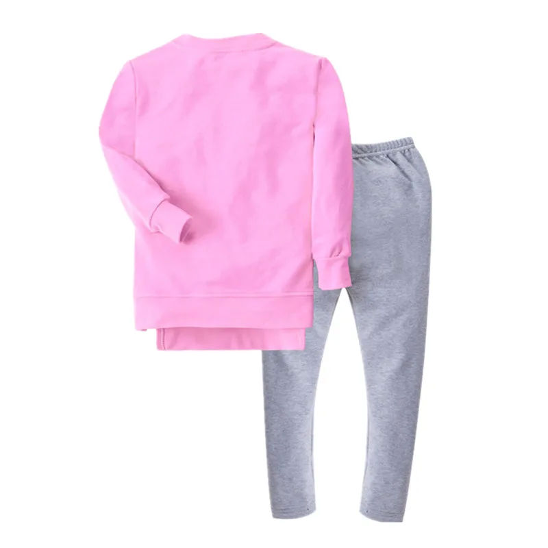 Girls Fox Tshirt Tops Patch Leggings 2PCS Clothes Sets 1-3