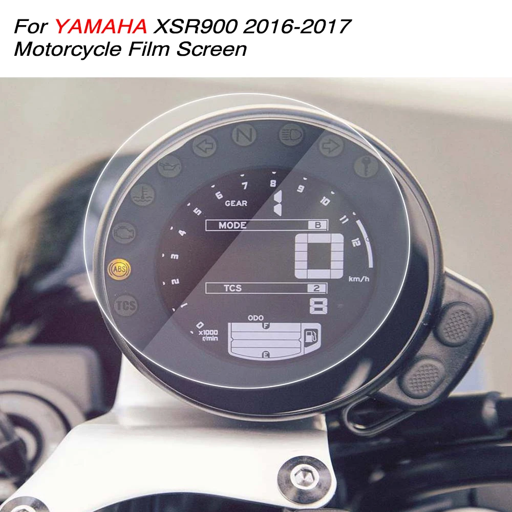 

KEMiMOTO For Yamaha XSR 900 Cluster Scratch Protection Film Screen Protector for YAMAHA XSR900 XSR-900 2016 2017 after market