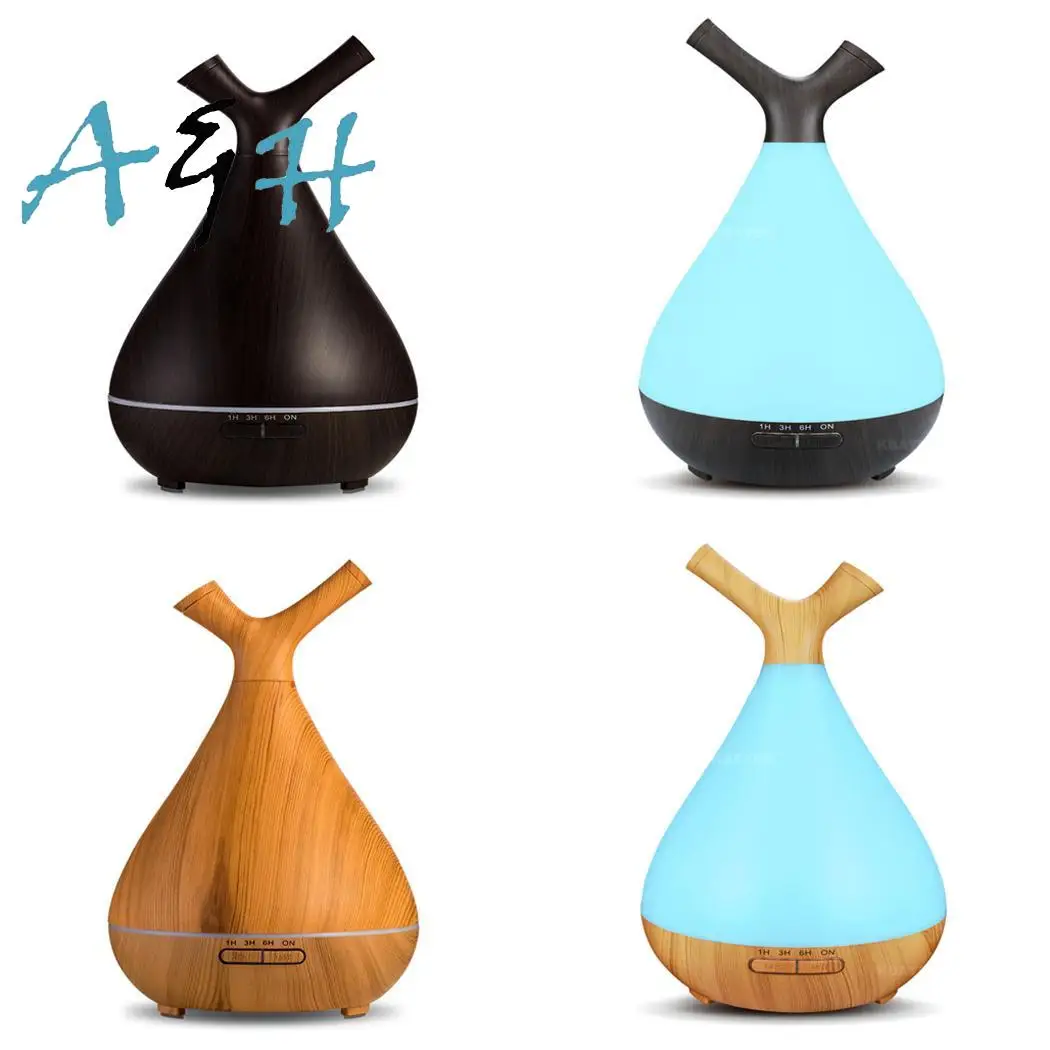 

Ultrasonic Aromatherapy Machine Wood Grain Oil Aroma Diffuser DC5V 13W Humidifier <36dB 40 mL / 400 ml