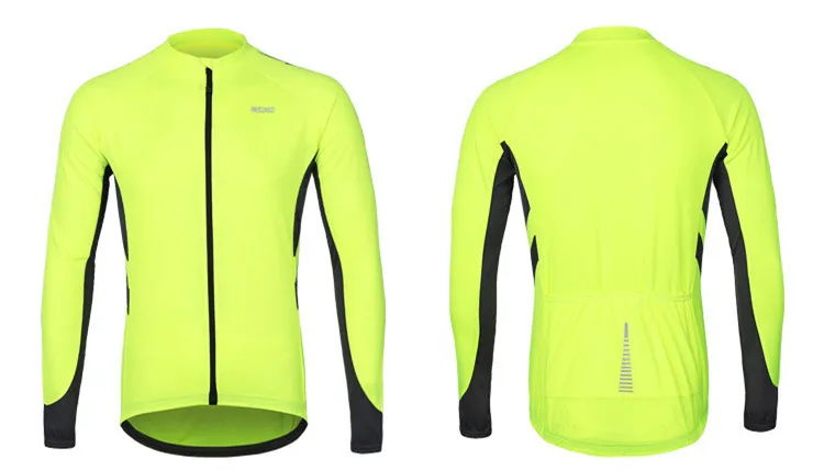 ARSUXEO, 5 цветов, мужской комплект одежды для велоспорта, с длинным рукавом, светоотражающий, дышащий, набор для велоспорта, Джерси, штаны, велосипедная форма