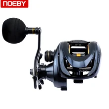 NOEBY nonso DC1200 Максимальная мощность 10 кг медленное отжимание baitcasing линейный светильник Рыболовные катушки Передаточное отношение 6,3: 1 10+ 1BB приманка литье колесо