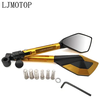 

For honda cb190r cb1000r monkey yamaha xp tmax 500 530 CNC Motorcycle Mirrors Moto Rearview Mirrors Side Mirrors accessories