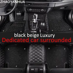 Zhaoyanhua специальный 100% Fit автомобильные коврики для Mazda 3/6 MX-5 CX-5 CX-7 Водонепроницаемый кожа противоскользящим ковер вкладыши