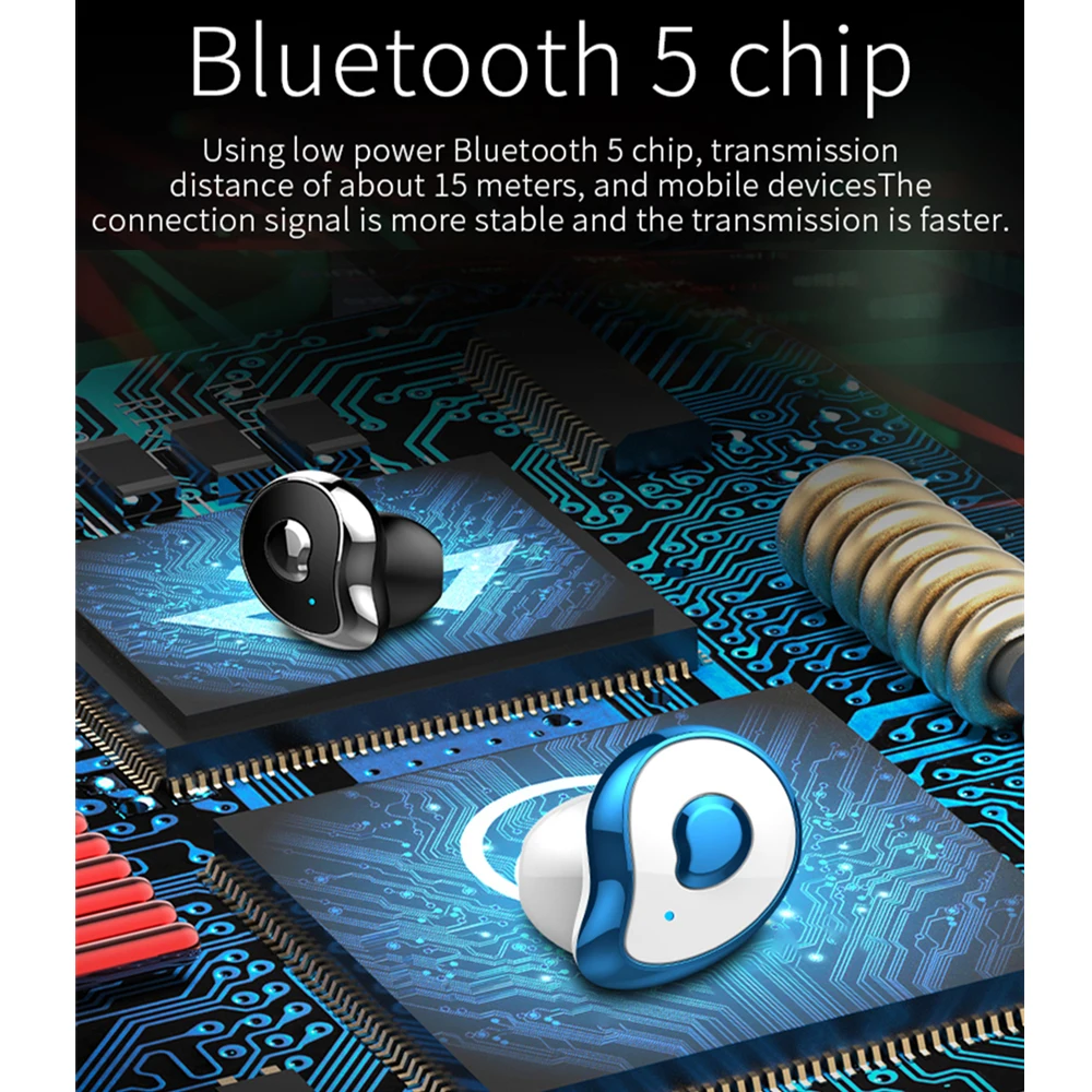 SE 6 TWS мини беспроводные Bluetooth наушники 5 0 Половина в ухо спортивные bluetooth стерео