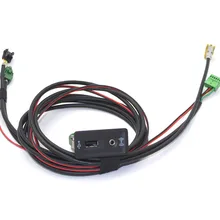 Car AUX CarPlay MDI USB AMI Install Plug Socket +Harness for VW GOLF 7 MK7 5G0 035 222 E carplay mirror link mib carplay usb aux in socket harness for tiguan l mk2 5q0 035 726 e