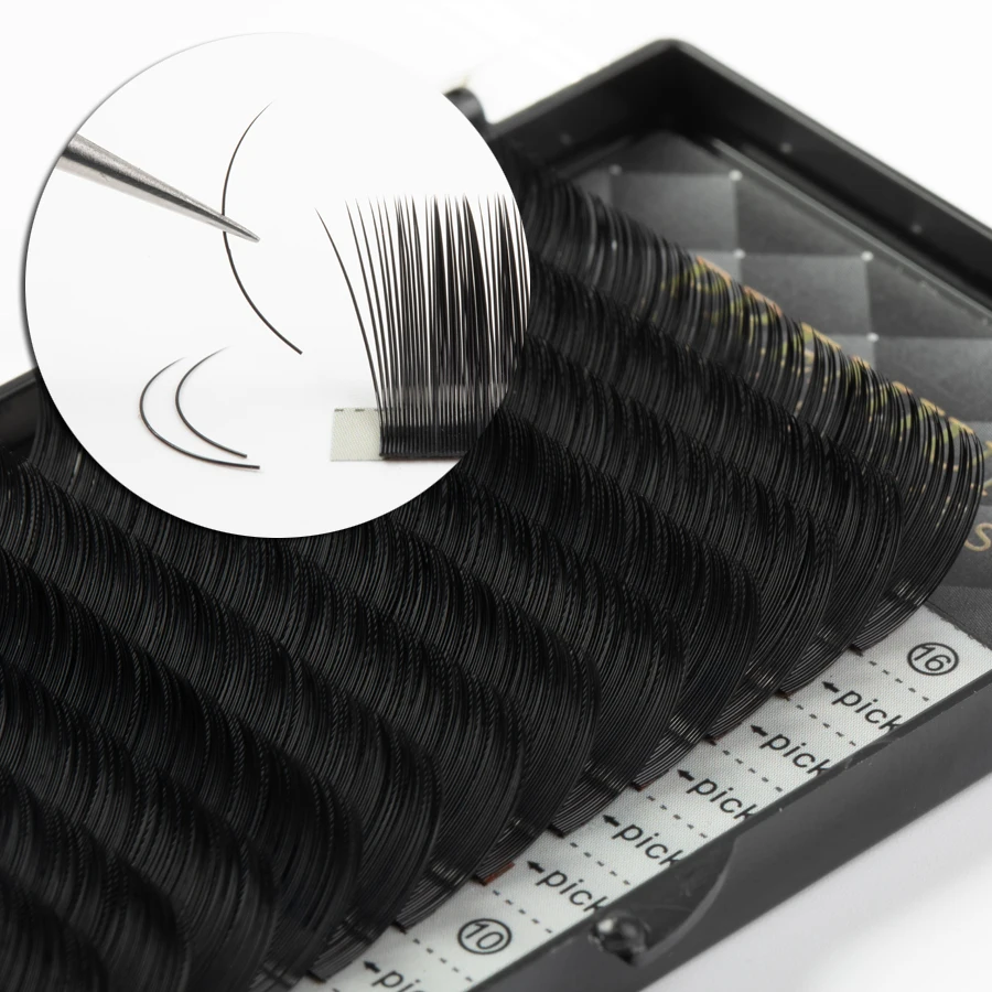 

16Rows Faux Mink Individual Eyelashes Maquiagem Lashes Soft Mink Eyelash Extension C D Curl False Eyelashes For Makeup