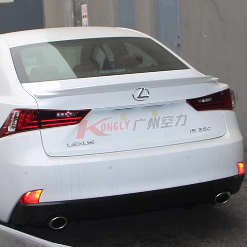 Спойлер для Lexus IS250 IS300 IS350 АБС пластик Цвет задних крыльев автомобиля задний