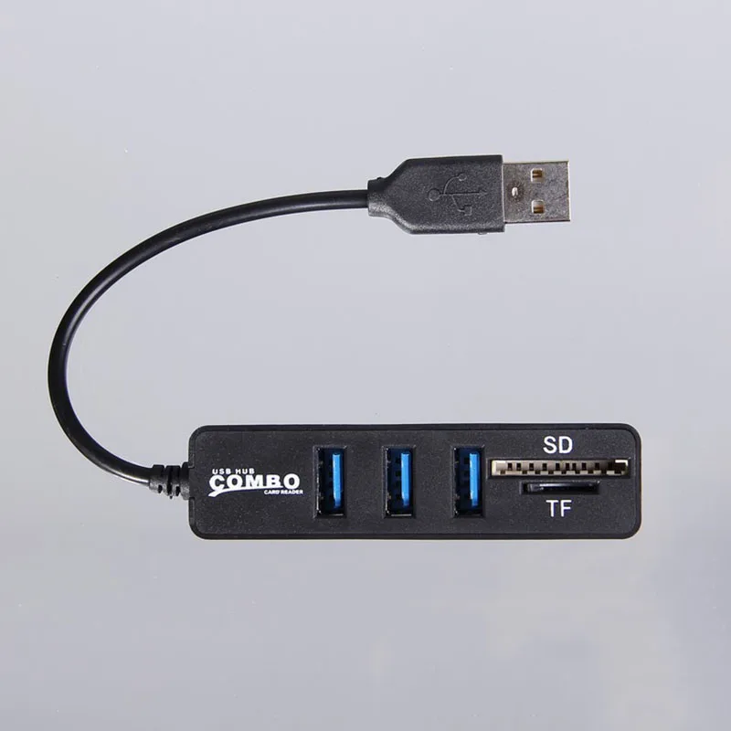 Новинка комбинированный комплект с 3 USB 2 0 концентраторами MicroSD SD TF MicroUSB