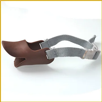 cute duck dog muzzle silicone anti bite pet muzzle for small dogs