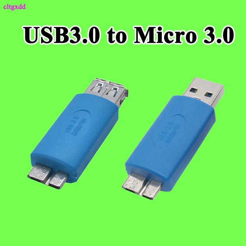 

cltgxdd Cable Adapter USB 3.0 USB3.0 Micro B male to type A Female MicroB/AF Adapter convertor with OTG function