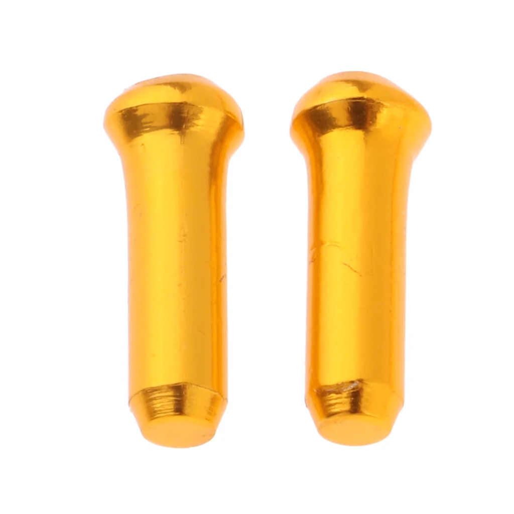 Pack of 500 Brake Cable Tips Alloy Wire End Crimps Length 11mm Road Mountain Bicycle Bike Brake Tips Shifter Bike Cable End Caps