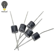 10 pces 10.0 amp 10a10 retificadores de silício diodo retificador 10a 1000v R-6 10.0 amp retificadores de silício