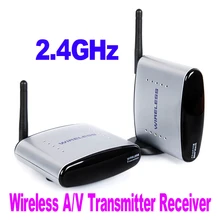 Nueva PAT-330 150 m 2.4GH150M Transmisor AV Wireless y Receptor de TV de radiodifusión de Audio Video remitente receptor de Señal de TV 3 RCA para HD