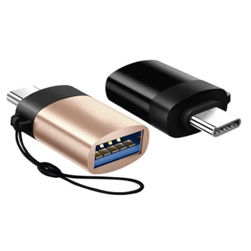 

2PCS OTG Adapter Type-c Male To USB3.0 Female Mobile Phone Converter U Disk Connector For Xiaomi 6 For Huawei p9 YS-128