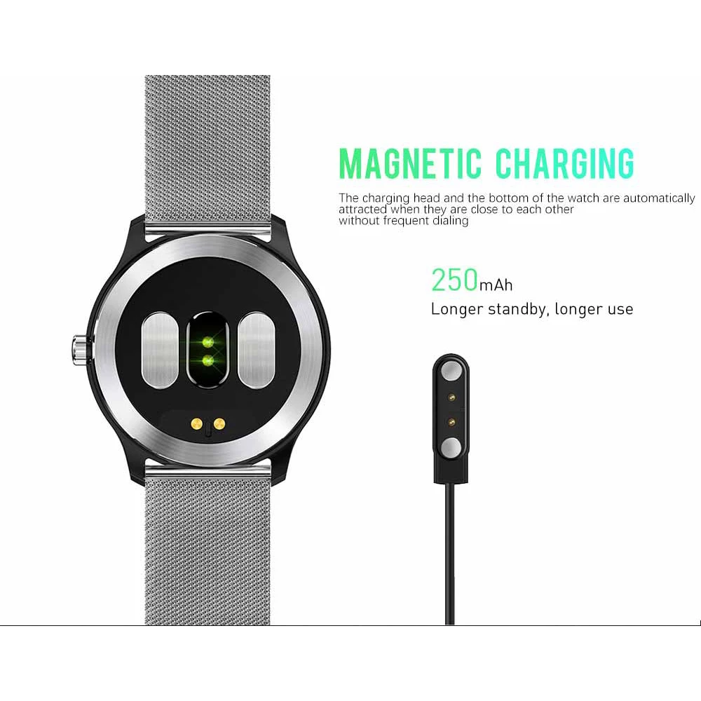 N58 Bluetooth умные мужские спортивные часы PPG ECG монитор сердечного ритма сна водостойкий трекер носимое устройство умные женские часы