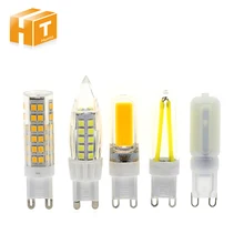 6 sztuk/partia G9 żarówka LED lampy światła AC220V 3W /4W /5W G9 żarówka kukurydzy ciepły biały/biały do oświetlenia żyrandol