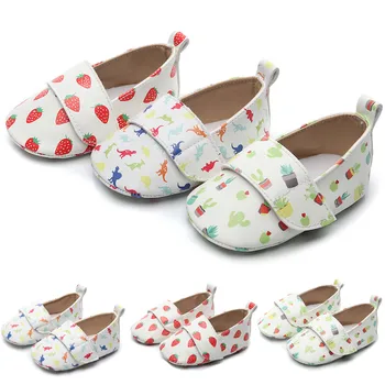 

2019 New Genuine Leather Baby Moccasins Solid Color Baby Girls Shoes Infant Toddler Boys First Walkers Newborn Bebe Booties Hot