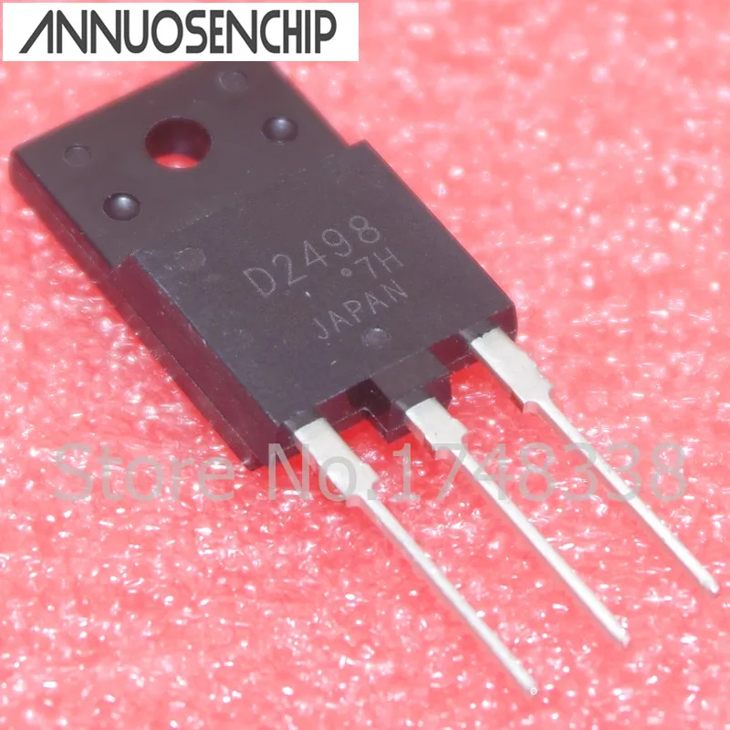 

2SD2498 TO-3PF D2498 HORIZONTAL DEFLECTION OUTPUT FOR HIGH RESOLUTION DISPLAY, COLOR TV RESOLUTION DISPLAY