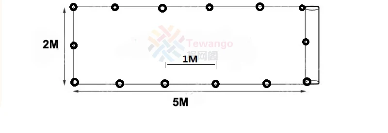 Tewango бренд тенты сетка брезент навес крышка Защита от Солнца Парус блок суккулент растения парниковые тенты панели 6x16FT